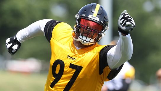 Steelers All-Pro DT Cameron Heyward practices with team (NFL)