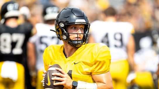 Report: Iowa to start QB Mark Gronowski in opener (College Football)