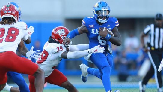 Kansas, already 1-0 via a rout, faces Wagner (College Football)