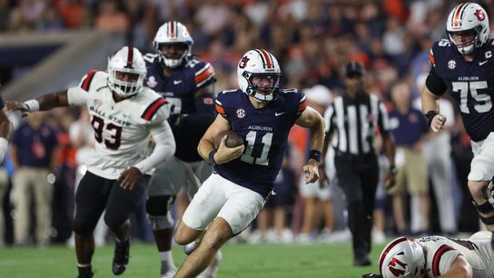Dual-threat Jackson Arnold leads No. 24 Auburn vs. South Alabama (College Football)