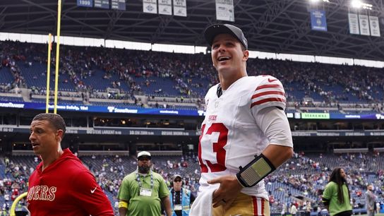 Early return? 49ers QB Brock Purdy limited in practice Wednesday (NFL)