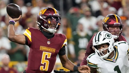 Report: Jayden Daniels' (knee) Week 3 status in doubt (NFL)