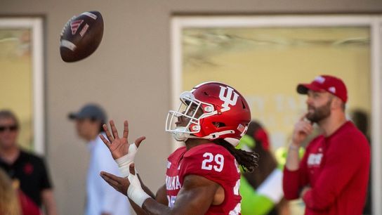 Indiana RB Lee Beebe Jr. (leg) exits Indiana State game (College Football)