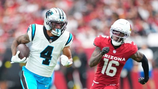 Panthers' Tetairoa McMillan, Chuba Hubbard active vs. Patriots (NFL)