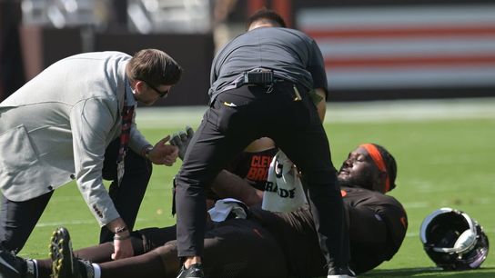 Browns LT Dawand Jones (knee) out for season (NFL)