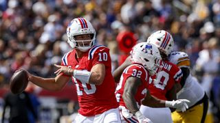 Patriots QB Drake Maye clashes with confident Panthers in game with hometown feel (NFL)