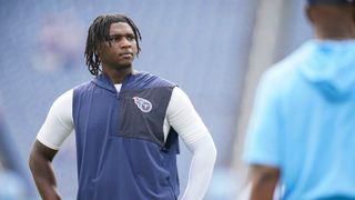 Titans QB Cam Ward (ankle/calf) limited at practice (NFL)