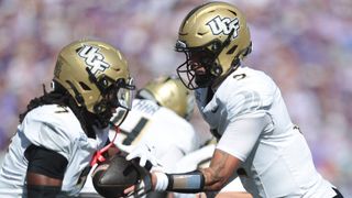 UCF QB Tayven Jackson (upper body) injured vs. Kansas State (College Football)