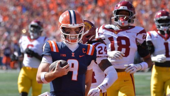 No. 23 Illinois regroups, slips past No. 21 USC 34-32 (College Football)