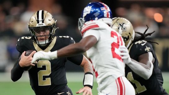 Saints force five turnovers, record first win of season vs. Giants (NFL)
