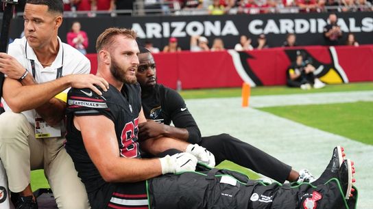Cardinals TE Tip Reiman (ankle) carted off vs. Titans (NFL)