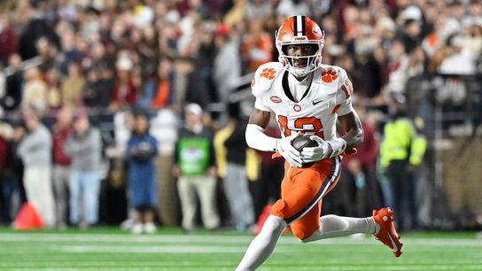 Clemson WR Bryant Wesco Jr. (back) out for season (College Football)