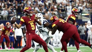 Commanders' Jayden Daniels optimistic about returning to face Seahawks (NFL)