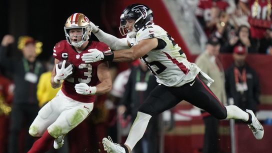Christian McCaffrey dominates as 49ers clip Falcons (NFL)