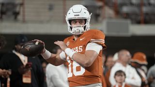 Report: Texas QB Arch Manning out of boot, will be limited this spring (College Football)
