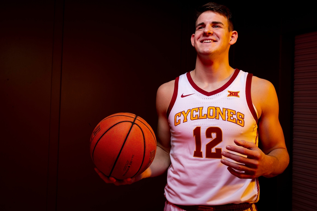 Iowa State redshirt senior forward Michael Jacobson poses for a photo during media day for Iowa State mens basketball on Wednesday, Oct. 16, 2019 in Ames.

1016 Isumbbmediaday 29 Jpg