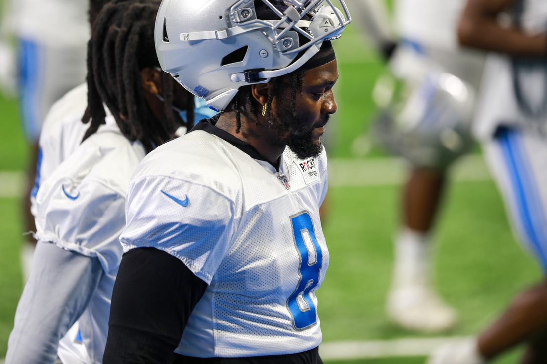 Lions linebacker Jamie Collins Sr. participates during a team practice at Ford Field on Saturday, Aug. 7, 2021.

Fordfieldpractice 0807221