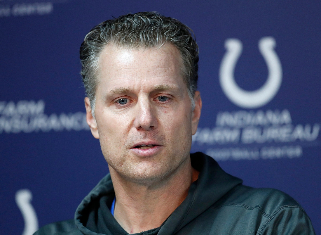 Indianapolis Colts defensive coordinator Matt Eberflus speaks to the media during the Colts mandatory minicamp at the Colts Complex on Wednesday, June 12, 2019.

Colts Minicamp