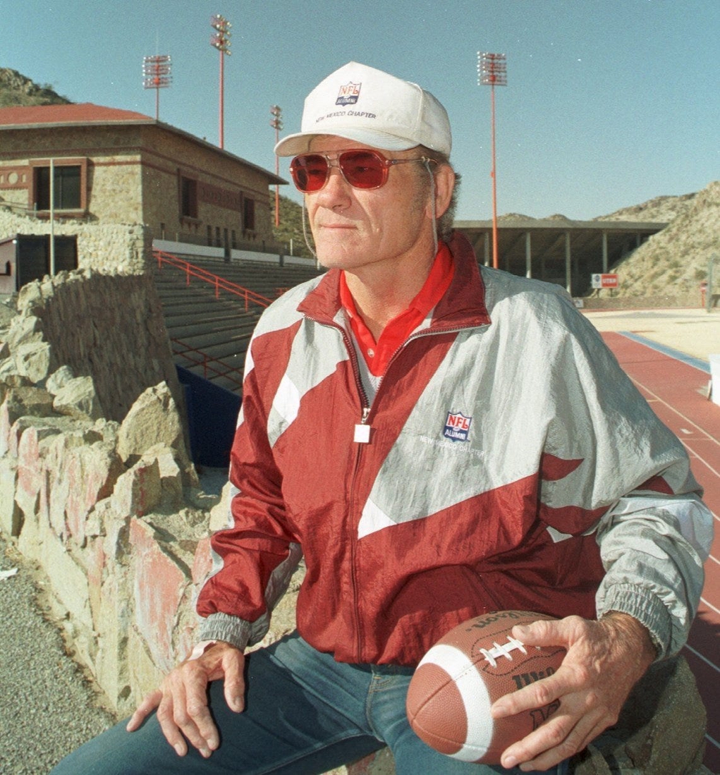 Don Maynard is shown at Kidd Field in January 1999.

Don Maynard