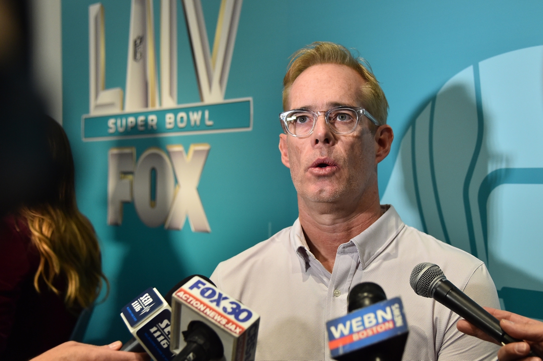 Jan 28, 2020; Miami, Florida, USA; Fox Sports broadcaster Joe Buck speaks with the media during Fox Sports media day at the Miami Beach convention center. Mandatory Credit: Jasen Vinlove-USA TODAY Sports