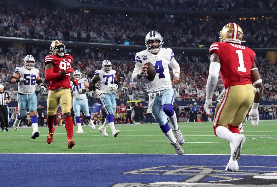 Cowboys 49ers Playoff Pick, SF wins big - National Football Post