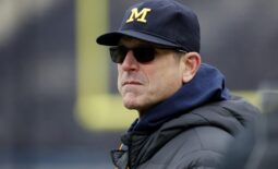 Michigan Wolverines head coach Jim Harbaugh accepted Schemy Schembechler's resignation three days after he was hired. Mandatory Credit: Rick Osentoski-USA TODAY Sports