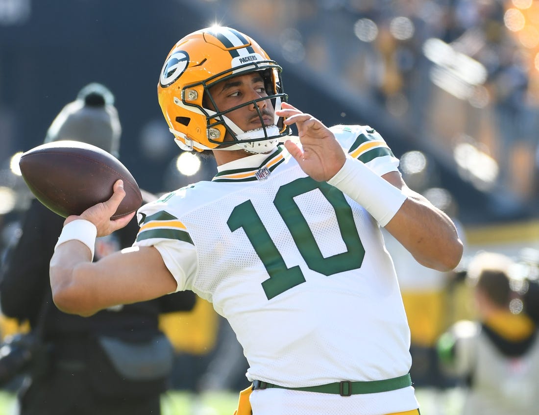 Green Bay Packers quarterback Jordan Love might find the Chargers' defense to his liking on Sunday. Mandatory Credit: Philip G. Pavely-USA TODAY Sports